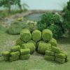 Green Hay Bales